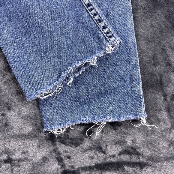 Rag & Bone Jeans Fit 2 Slim Men's 30 Medium Wash Denim Raw Hem Faded - Picture 13 of 16